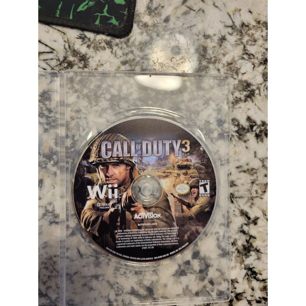 Call of Duty 3 (Nintendo Wii, 2006) DISC ONLY! SAVE$$, VG DISC, FAST SHIPPING